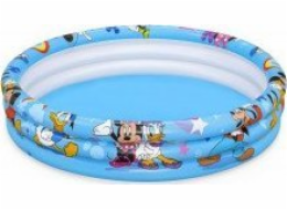Bazén Bestway nafukovací Mickey, 1,22 m, výška 25 cm