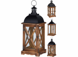 Lucerna dřevěná mix dekorů 41 cm