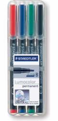 Staedtler STAEDTLER LUMOCOLOR B FILM 4ks - S314WP4