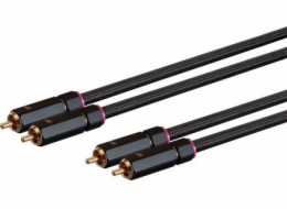 MONOPRICE Kabel Onix Series - Samec RCA x2 - 1,8m
