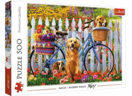 Puzzle 500 dílků Psí dobrodružství