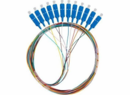 Pigtail SM SC/UPC Easy Strip 9/125 G657A1 12X2M multikolor