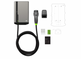 Green Cell EVGC021A2250 nabíjecí stanice pro elektromobily Šedá Hliník Zeď 3 Vestavěný displej LED