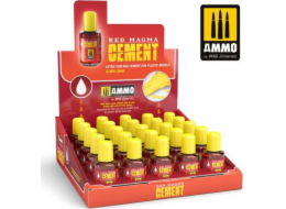Vallejo Ammo: Red Magma Cement Display (25)