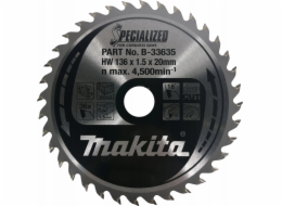 Makita  KRUHOVÁ PILA 136x20x36z SPECIALIZED WOOD