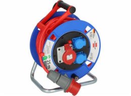 Prodlužovací kabel s cívkou BRENNENSTUHL, 400 V, 3 místa, 25 m