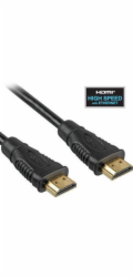 PREMIUMCORD&nbsp;Kabel&nbsp;HDMI&nbsp;3m&nbsp;High&nbsp;Speed&nbsp;+&nbsp;Ethernet&nbsp;(v1.4),&nbsp;zlacené&nbsp;konektory