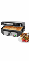 ProfiCook PC-WA 1240 2 waffle(s) 1000 W Black  Stainless steel
