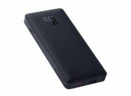 Přenosná nabíječka Baseus, 10000 mAh, 15 W, černá