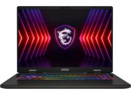 MSI Sword 16 HX B14VGKG-821XPL Intel® Core™ i7 i7-14650HX Laptop 40,6 cm (16") Full HD+ 16 GB DDR5-SDRAM 1 TB SSD NVIDIA GeForce RTX 4070 Wi-Fi 6E (802.11ax) NoOS Šedá