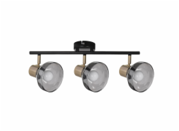 Activejet LISA triple spotlight black-gold ceiling wall lamp E14 wall lamp for living room