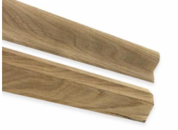 V soklové liště, jasan, 20 x 40 x 1500 mm