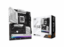 ASRock MB Sc AM5 B850 Pro RS, AMD B850, 4xDDR5, 1xUSB-C, 1xHDMI, ATX