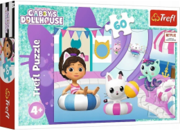 Puzzle TREFL Gabby u bazénu 60 dílků