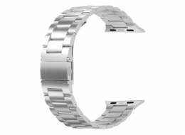 Swissten řemínek pro apple watch kovový 42 / 44 / 45 / 49 mm stříbrný
