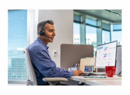 HP Poly Savi 8210 UC DECT 1880-1900 MHz USB-A Headset-EURO