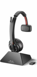 HP Poly Savi 8210 UC DECT 1880-1900 MHz USB-A Headset-EURO