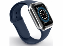 Swissten řemínek pro apple watch silikonový 38 / 40 / 41 mm modrý