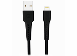 Swissten datový kabelusb/lightning černý 1,2m  (eco balení)