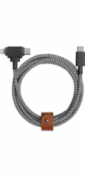 Native Union Belt Cable Duo USB-C to C/Lightning Zebra 1,5m