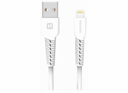Swissten datový kabelusb/lightning bílý 1,2m  (eco balení)