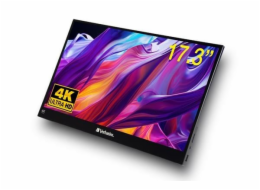 Verbatim PM-17-4K Přenosný dotykový monitor 17,3", 4K Ultra HD, Metal Housing