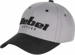 Kšiltovka REBEL světle šedá vel.M