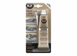 Vysokoteplotní čirý silikon K2 SILICONE CLEAR 85g