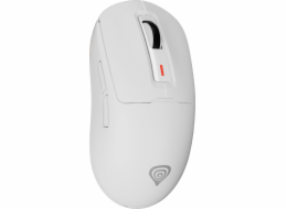 Genesis herní myš ZIRCON 660 PRO/Herní/Optická/Pro praváky/26 000 DPI/Drátová+bezdrátová/Bílá