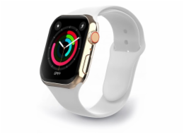 Swissten řemínek pro apple watch silikonový 42 / 44 / 45 / 49 mm bílý