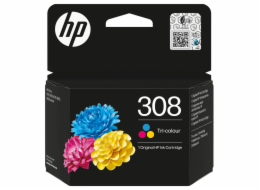 HP 308 Tri-color Original Ink Cartridge (120 pages)