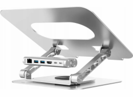 Nastavitelný stojan pro notebook + rozbočovač USB-C HDMI Unitek D1109B01 PD 100W