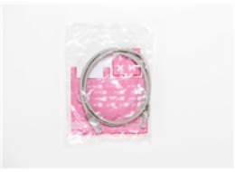 LYNX patch kabel Cat5E, UTP - 0,3m, šedý (prodej po 10 ks)
