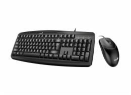 GENIUS Smart KM-200/ Drátový set/ Copilot/ USB/ černá/ CZ+SK layout