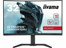iiyama G-MASTER GCB3280QSU-B2 počítačový monitor 80 cm (31.5") 2560 x 1440 px Dual QHD LED Černá
