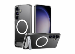 Pouzdro na telefon Torras Pstand Series pro Samsung S25+ (průhledné)