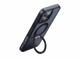 McDodo PC-4932 MagSafe case for iPhone 16 Pro with stand (black)