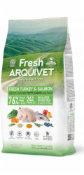 ARQUIVET Fresh Puppy Krůtí a Losos - polo-mokré krmivo pro psy - 10kg