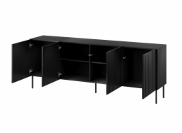 Cama Komoda ISLA 200x40x75 matná černá