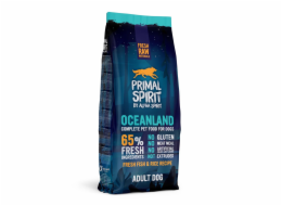 PRIMAL SPIRIT Oceanland Ryba – polomokré krmivo pro psy s alergií – 12 kg