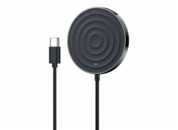 Wireless magnetic charger, Essager, EWXCX-WB01, 3w1, 15W (black)
