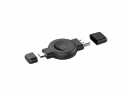 Wireless charger In-line Choetech T606-F for smartwatch (black)