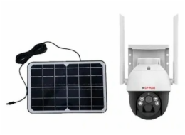 4.0 Mpix venkovní GSM PT kamera s IR přísvitem, mikrofonem, baterií a panelem