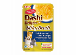 INABA CAT Dashi Delights Silky Broth Chicken with Tuna - pochoutka pro kočky - 40g