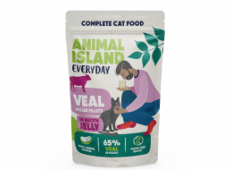 ANIMAL ISLAND Everyday Jelly Veal - mokré krmivo pro kočky - 12 x 85g