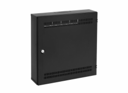 Solarix rozvaděč SOHO LC-18 s lištami 2U, 4U a 11U, 550x550x150mm černá RAL9005 LC-18-55-15-B