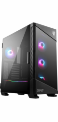 MSI skříň MPG VELOX 100R/ bez zdroje/ levé temperované sklo/ 4x ARGB 120 mm fan/ 1x USB3.1 Type-C/ 2x USB3.0/ černá