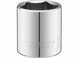 Stanley Socket 3/8 6 hrotů 20mm chrom - vč.