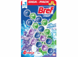 BREF WC čistič-osvěžovač BREF POWER AKTIV LAVENDER+BOROVICE, 4×50 g