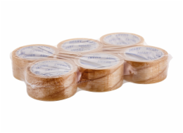 BSTech Solventní lepicí páska šedá 48 mm x 60 m 6 kusů